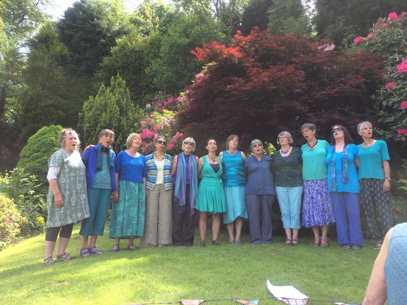 Zarebi performing outside